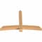 Ekena Millwork Bellingham Timber Gable Bracket, Western Red Cedar, 72"W x 48"H x 5 1/2"D x 5 1/2"F, 16/12 Pitch GBW072X48X0606BEL00SWR - alternate 4